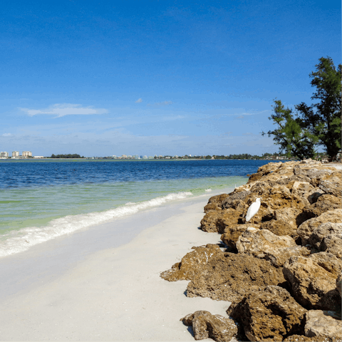 Stay on the stunning coastline of Sarasota Bay