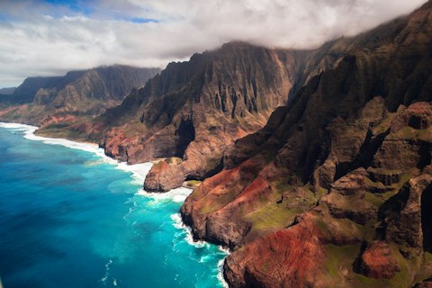 Explore South Kauai's rugged coastline and turquoise waters