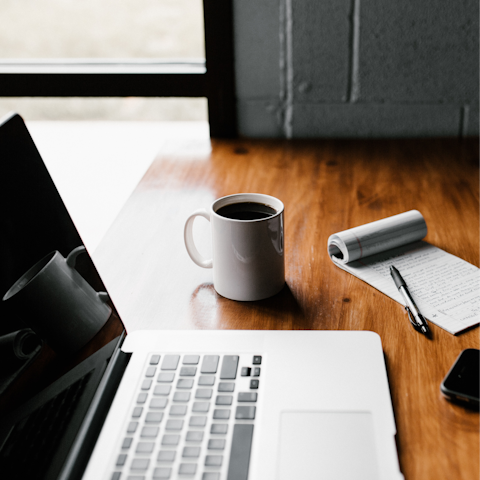 Write or read a book in the office space or library