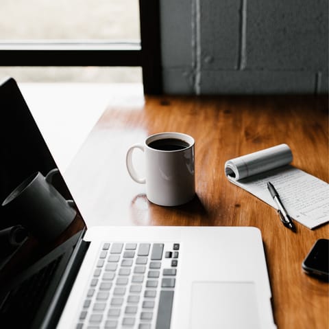 Write or read a book in the office space or library