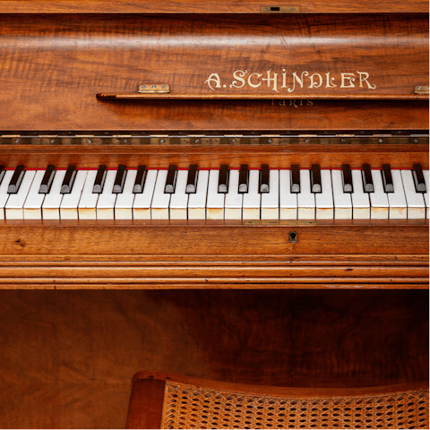 Gather your loved ones together and enjoy a sing-song around the piano