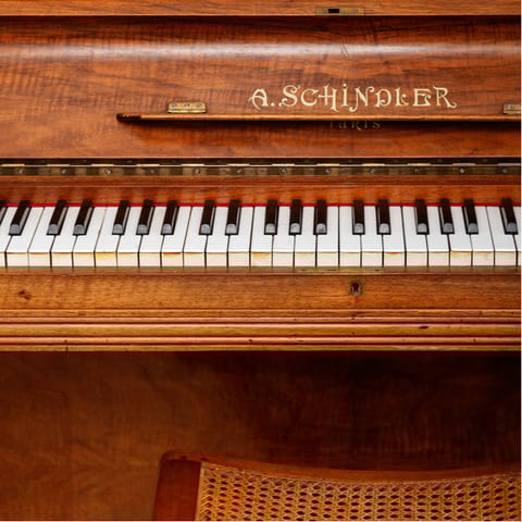 Gather your loved ones together and enjoy a sing-song around the piano
