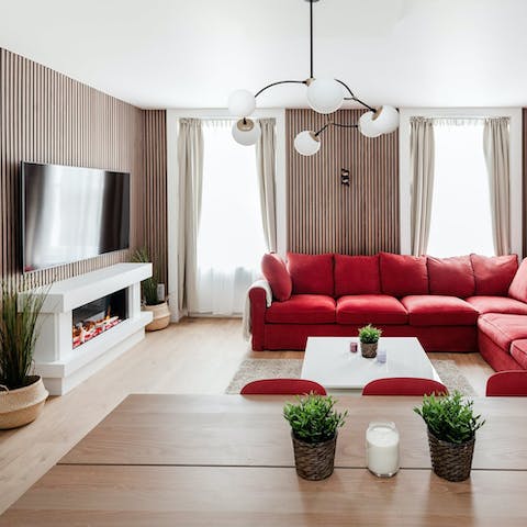 Curl up beside the fire on winter evenings for cosy nights in