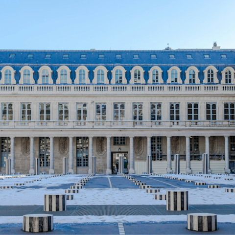 Spend an inspiring afternoon exploring the Palais Royal