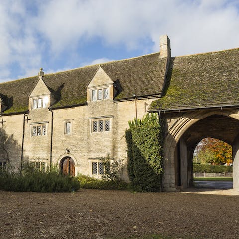 Admire the elegant period frontage