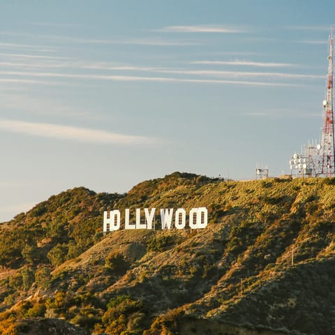 Admire iconic sights while exploring Hollywood