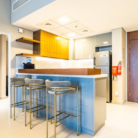 Serve up some local Emirati culinary delights at the breakfast bar