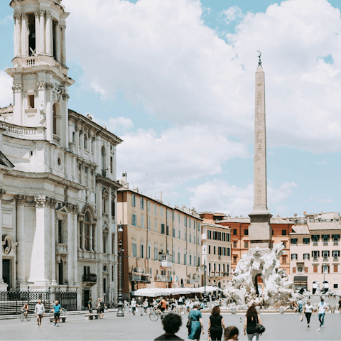 Stay in the heart of Rome, steps from Piazza Navona