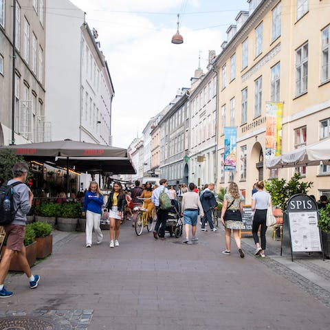 Shop and eat your way around Indre By, Copenhagen's bustling centre