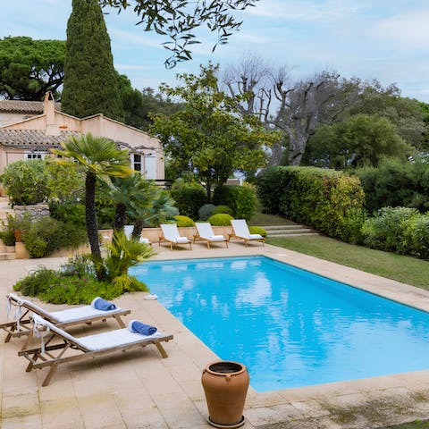 Feel a wonderful sense of wellbeing while swimming in the heated pool