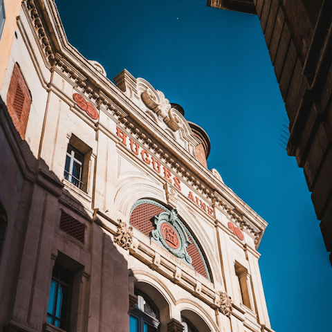 Stay a ten-minute drive from the perfume capital of Grasse