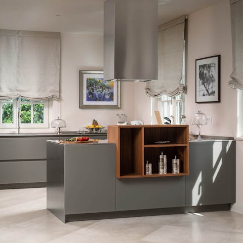 Cook up a feast in the kitchen with all the latest mod cons