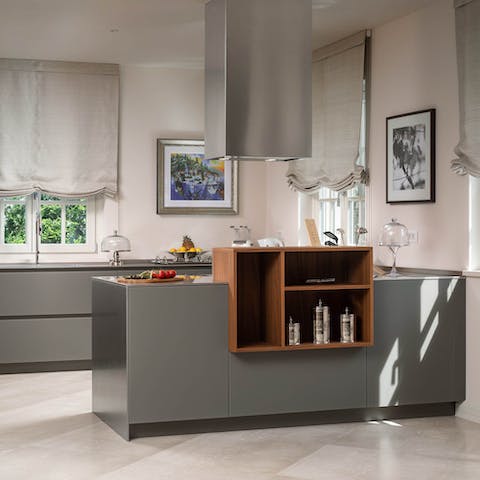 Cook up a feast in the kitchen with all the latest mod cons