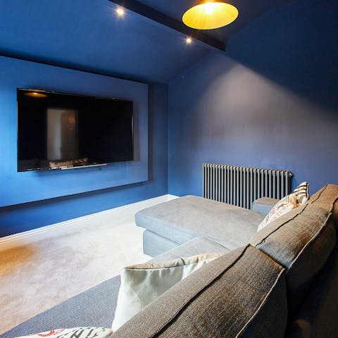 Set the kids up in the home cinema while the grown-ups sip cocktails