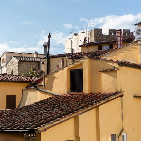Take in the vistas over the rooftops of Florence