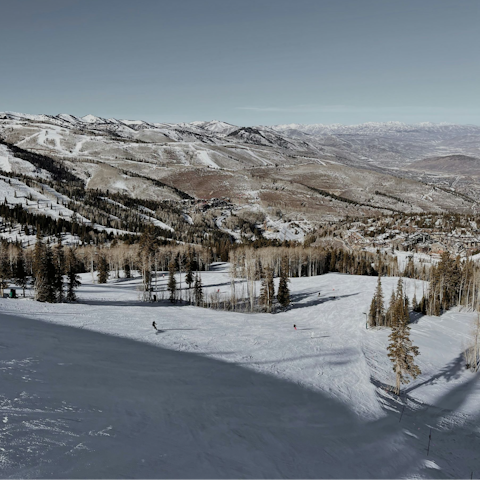 Stay in Canyons Village with slopes on your doorstep