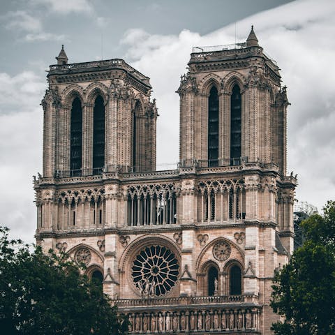Start your sightseeing adventure at nearby Notre-Dame