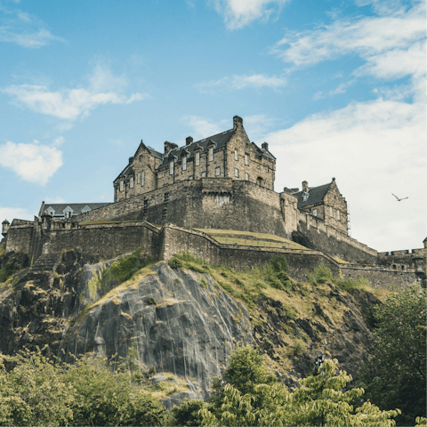 Spend a day sightseeing in Edinburgh – a short drive away