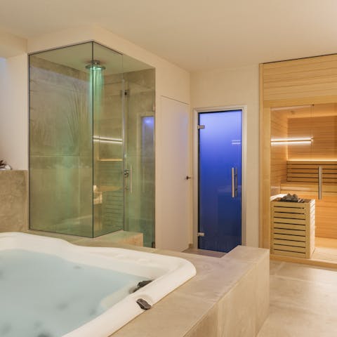 Pamper yourself in the spa