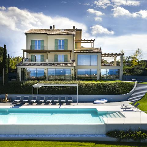 The magnificent eight-acre estate