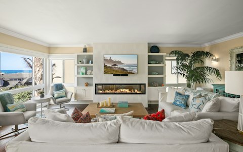 Light the fire and cosy up on brisk coastal evenings
