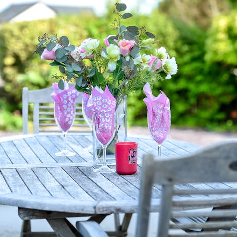 Fire up the barbecue and dine alfresco on sunny days