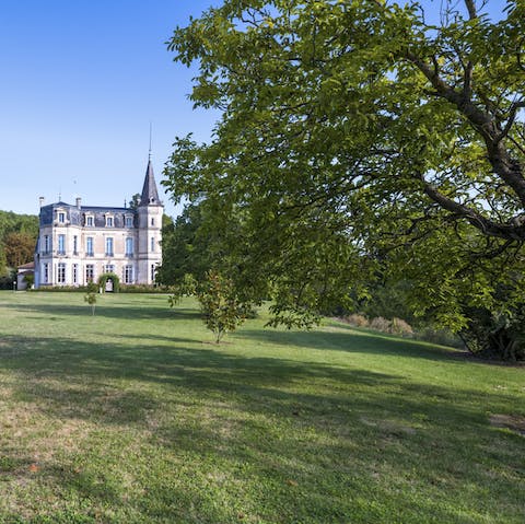 Stroll through the extensive grounds