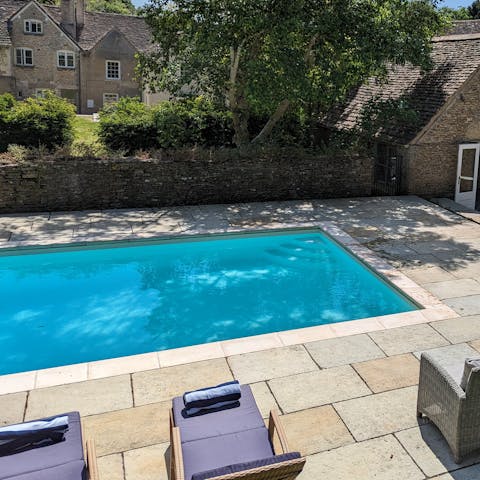 While away the afternoon by the pool