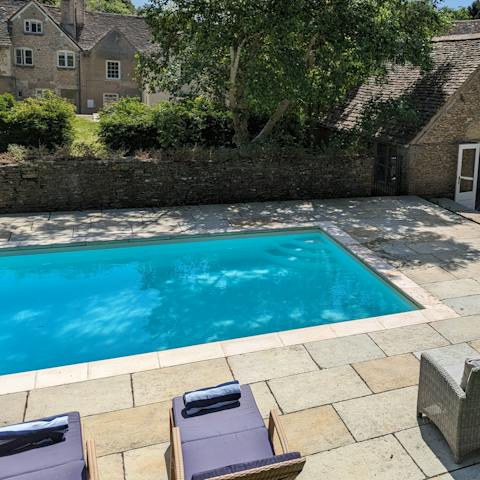 While away the afternoon by the pool