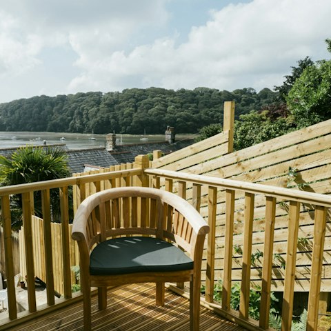 Sit out in the fresh air on the private balcony from the second bedroom