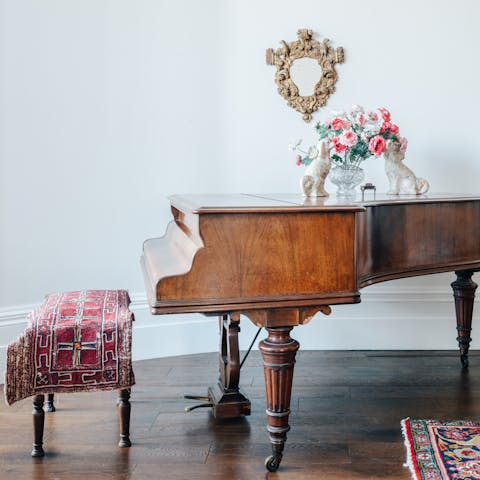 Keep things musical on the grand piano