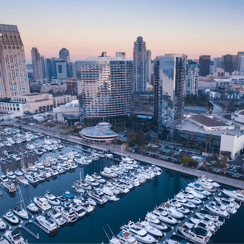 Make the half hour drive to the centre of San Diego