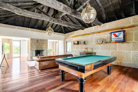 Play a round or two of pool in the games room