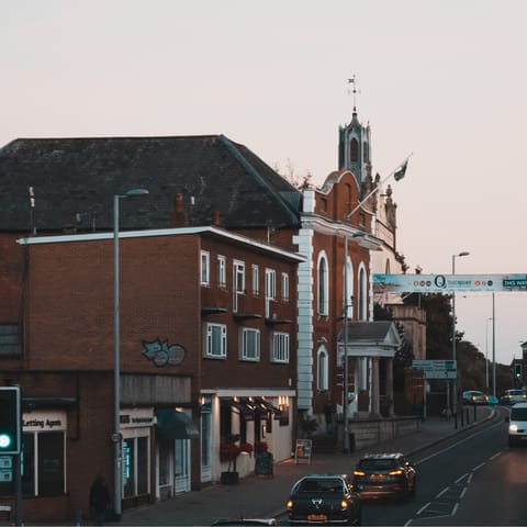Stay in the heart of Exeter, close to the many shops and the train station