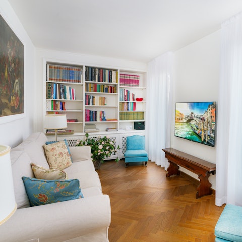 Find time with a good read in the reading nook