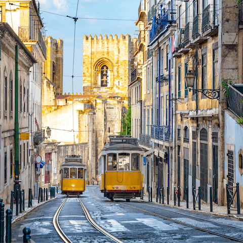 Stay in the lively Chiado district of Lisbon