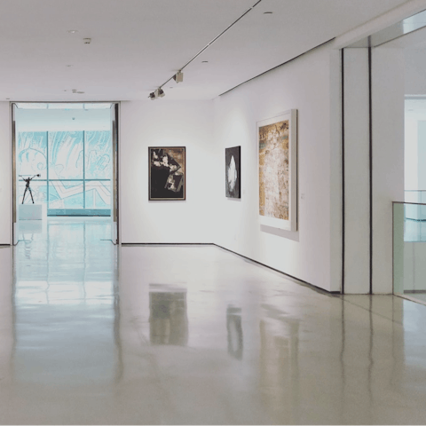 Visit an art gallery to learn about the ancient cultures