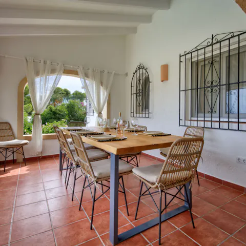 Take your meals outside on the terrace