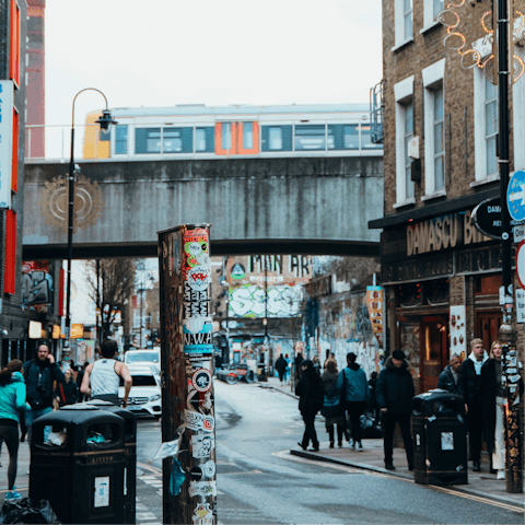 Discover Shoreditch's eclectic food scene – it's all on your doorstep