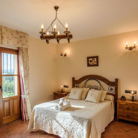Fall asleep in your authentically charming bedroom