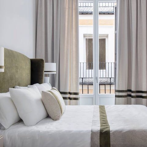 Get a good night's rest in the comfy bedrooms