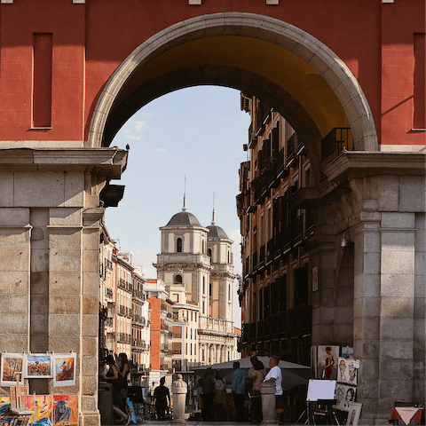 Stay in the vibrant heart of Madrid's Centro district