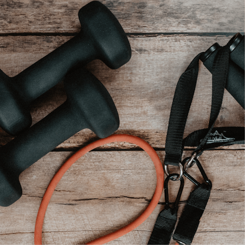 Have a good workout in the communal gym