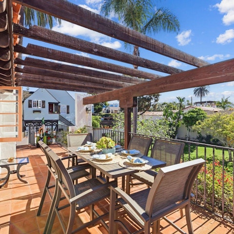 Look forward to dining altogether in the sunshine