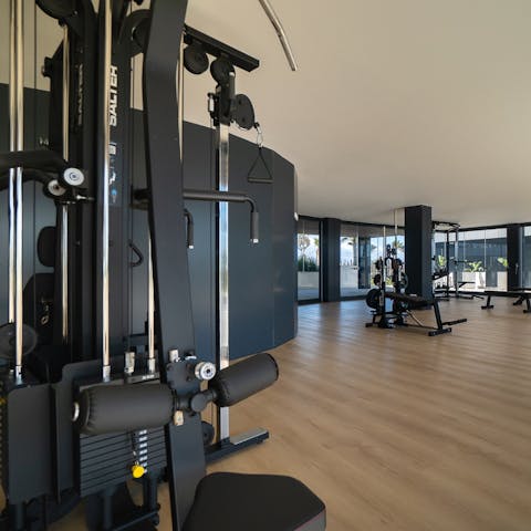 Work every muscle group in the gym before a spot of cardio