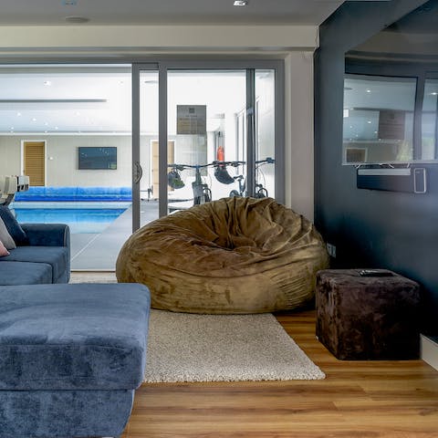 Screen a classic in the cinema room