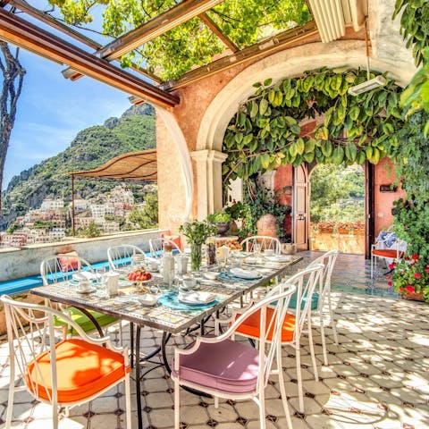 Gather for delicious Italian meals prepared by a private chef