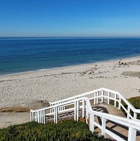 Enjoy your close proximity to the beach