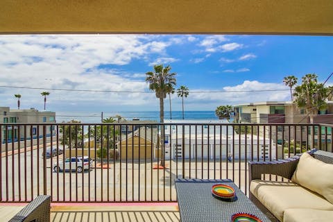 Relax with drinks on the terrace