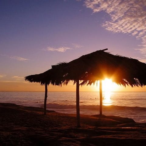 Watch the sunset at Big Rock Reef